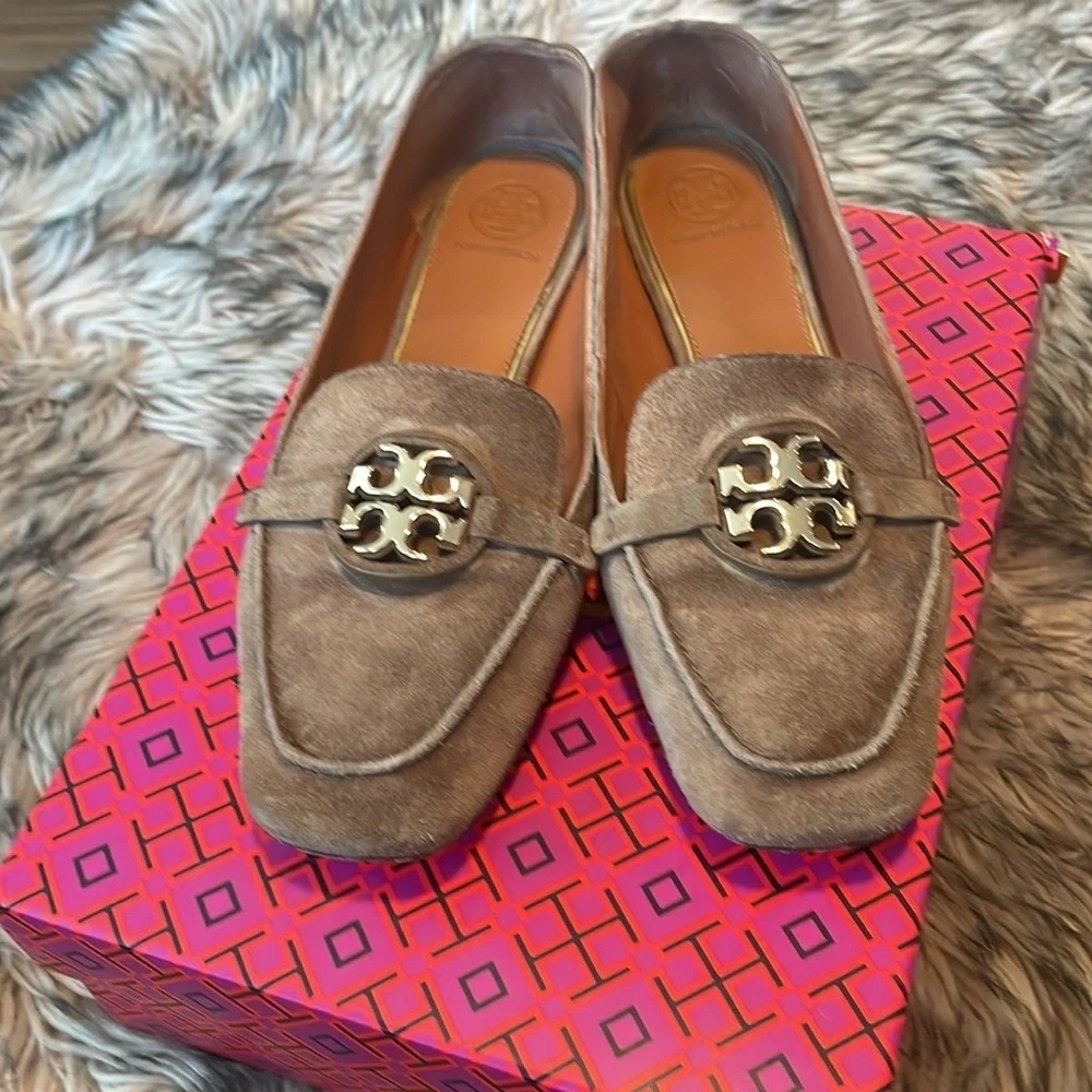 Tory Burch suede loefers